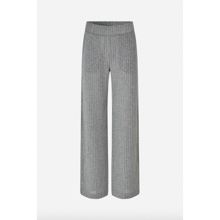 JYA Lurex Pinstripe Trousers Silver