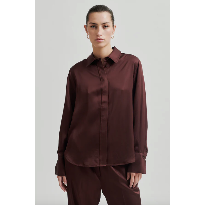 Livo Classic Shirt Burgundy