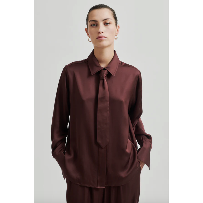 Livo Classic Shirt Burgundy