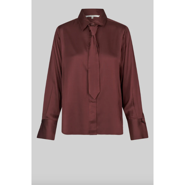 Livo Classic Shirt Burgundy