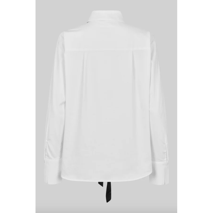 Daney Bow Detail Shirt White