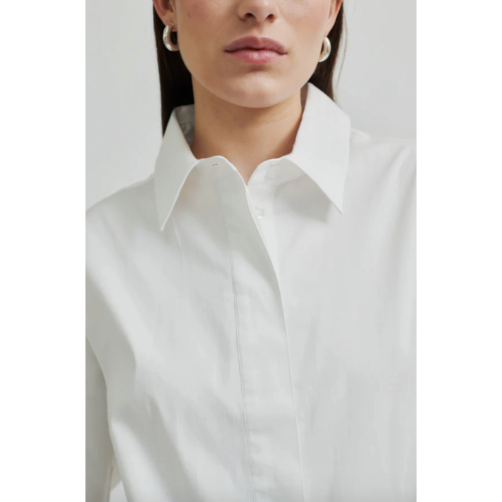 Daney Bow Detail Shirt White