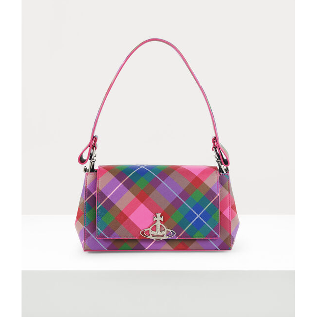 Hazel Medium Handbag Candy Tartan