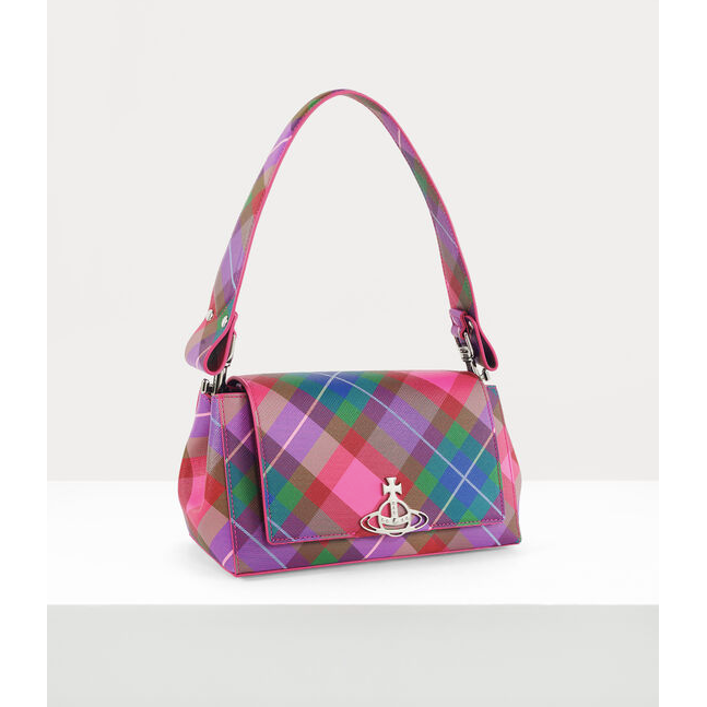 Hazel Medium Handbag Candy Tartan