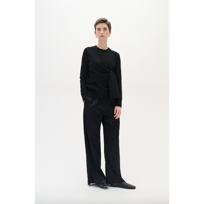 VienoIW Silky Trousers Black