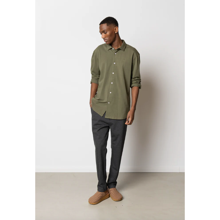 Clean Cut Copenhagen Stretch Shirt Army