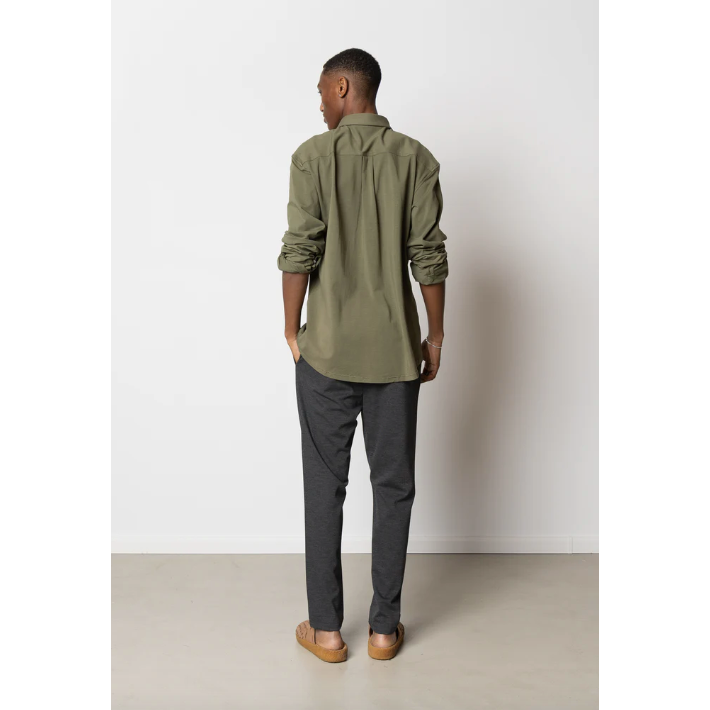 Clean Cut Copenhagen Stretch Shirt Army