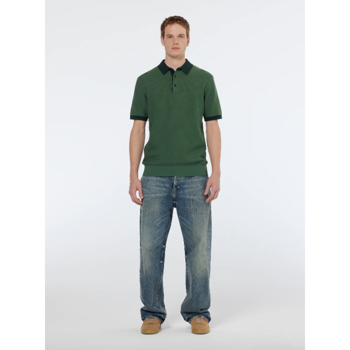 Scotch & Soda Solid Polo Green