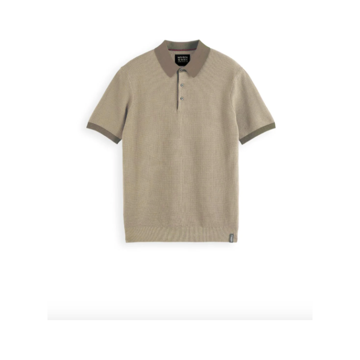 Scotch & Soda Solid Polo Sand