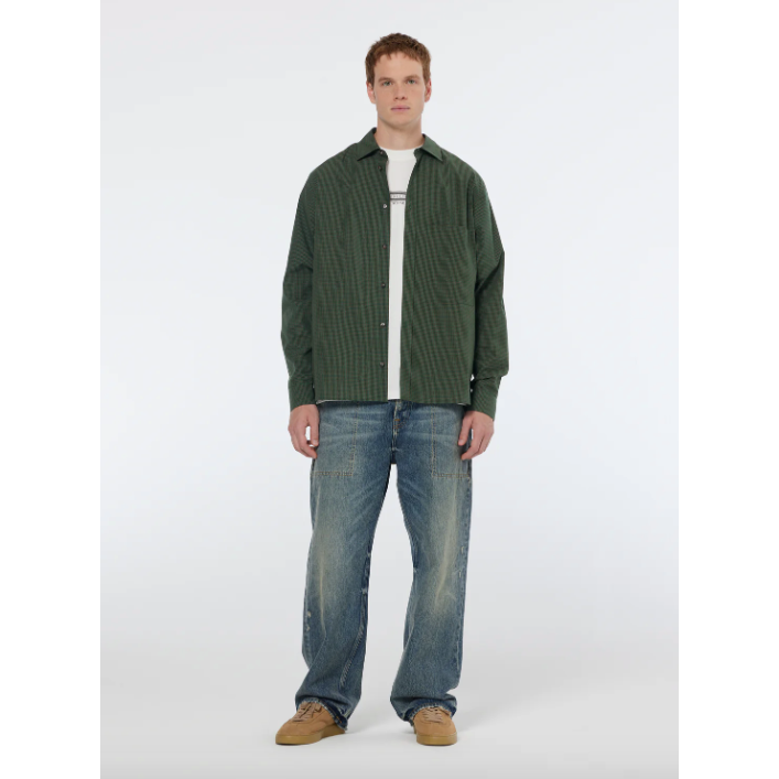 Scotch & Soda Long Sleeve Shirt Deep Green