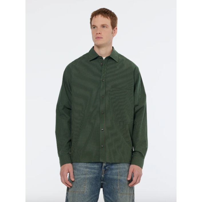 Scotch & Soda Long Sleeve Shirt Deep Green