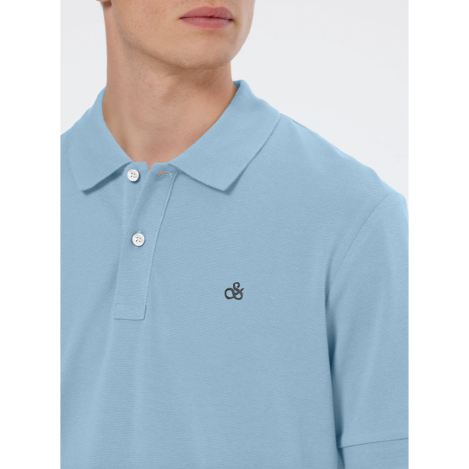 Scotch & Soda Pique Polo Blue