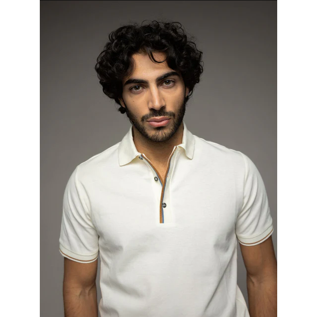 Mos Mosh MMG Harvey Polo SS Tee Off-White