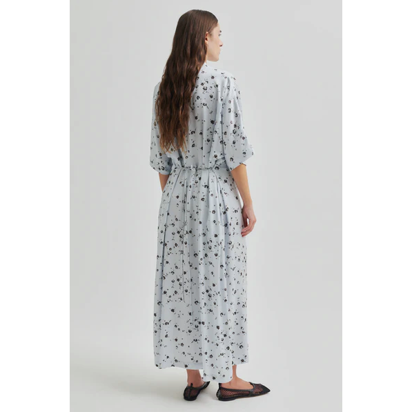 Adira V-Neck Dress Grey