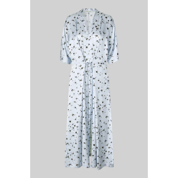 Adira V-Neck Dress Grey