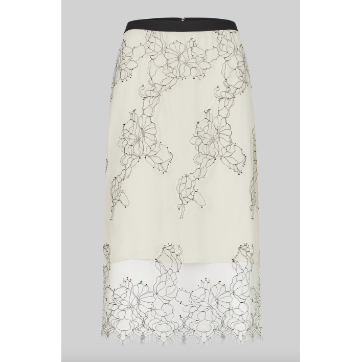 Wila Lace Skirt Cream/Black