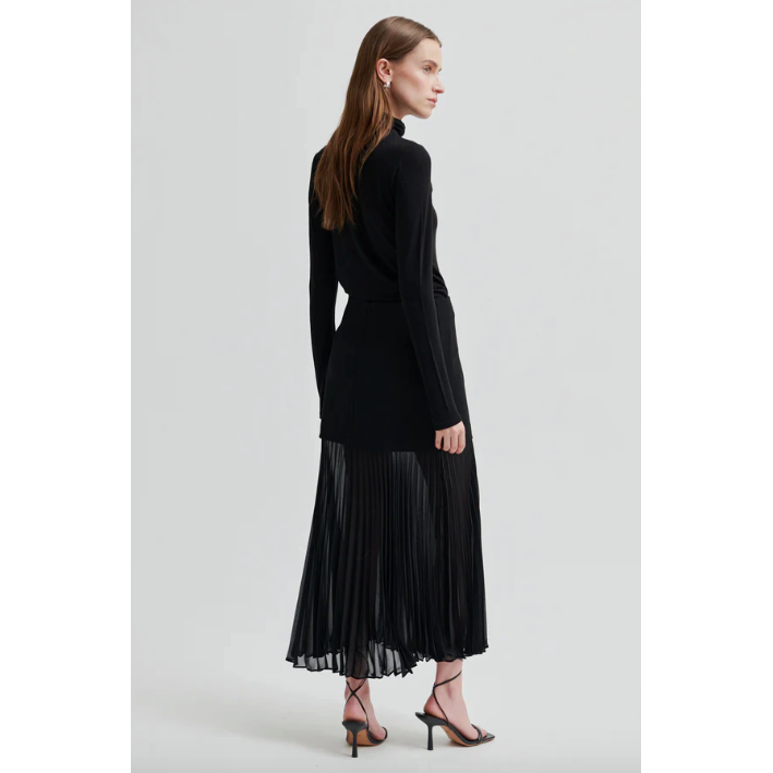 Koa Double Layer Skirt Black