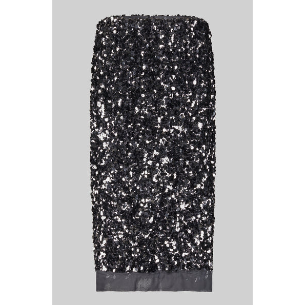 Shiny Skirt Gunmetal