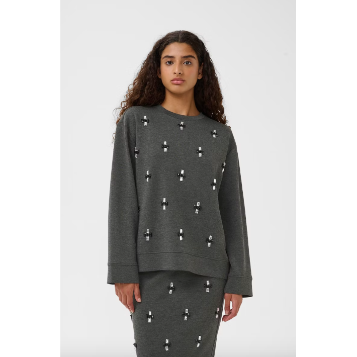 KincentIW Melange Deco Blouse Grey