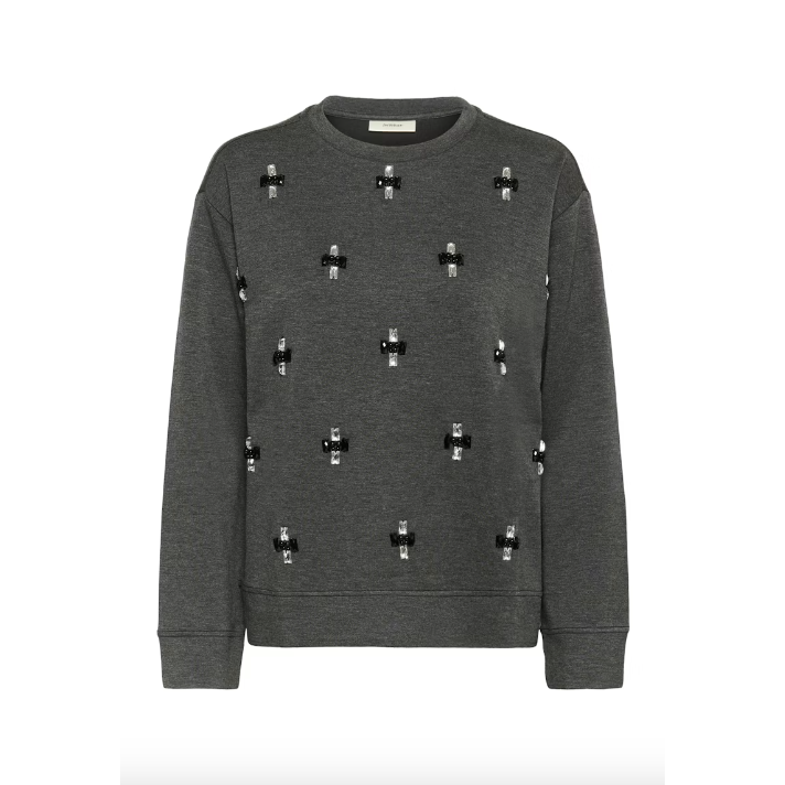 KincentIW Melange Deco Blouse Grey