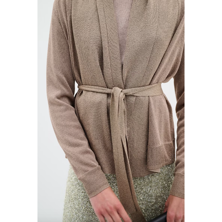 ThaniIW Short Cardigan Gold