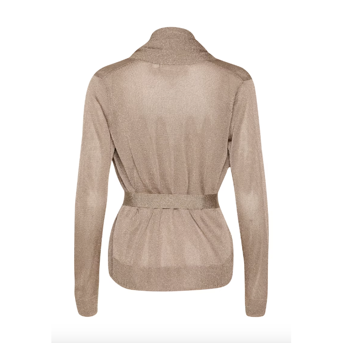 ThaniIW Short Cardigan Gold