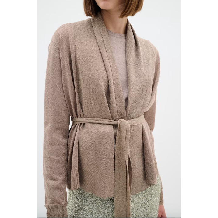 ThaniIW Short Cardigan Gold