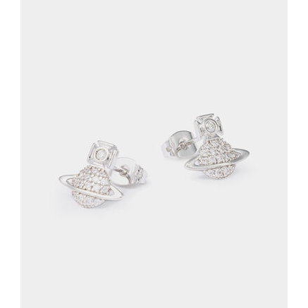 Tamia Earrings platinum/white