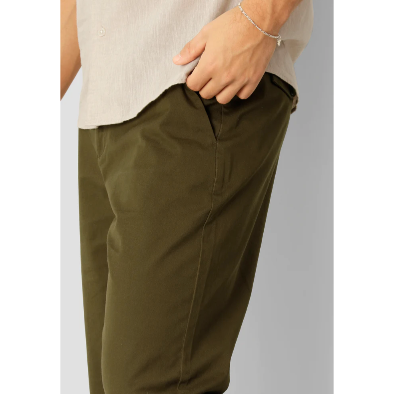 Clean Cut Copenhagen Tokyo Twill Pants Bottle Green