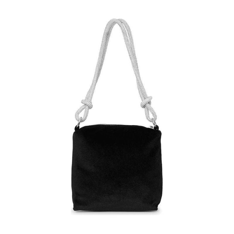 Vonder Jewel Velvet Bag Black