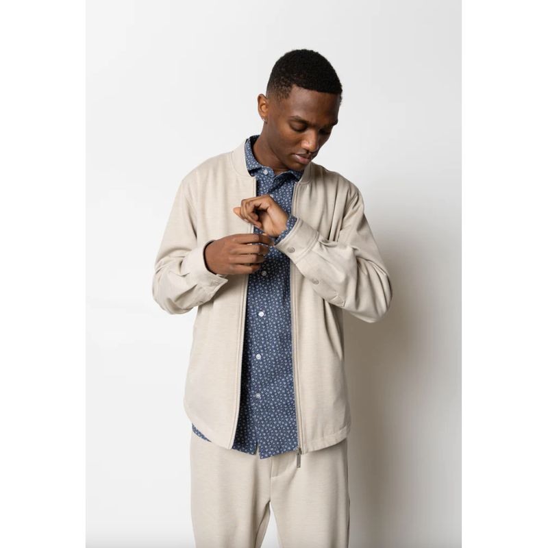 Clean Cut Copenhagen Brendon Jersey Jacket Ecru