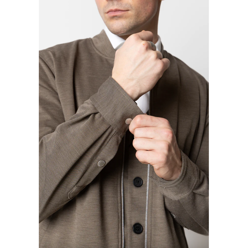 Clean Cut Copenhagen Brendon Jersey Jacket Khaki