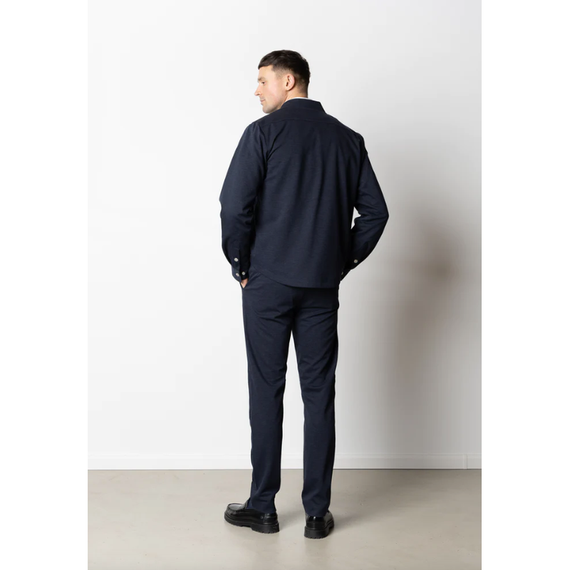 Clean Cut Copenhagen Brendon Jersey Zip Jacket Navy