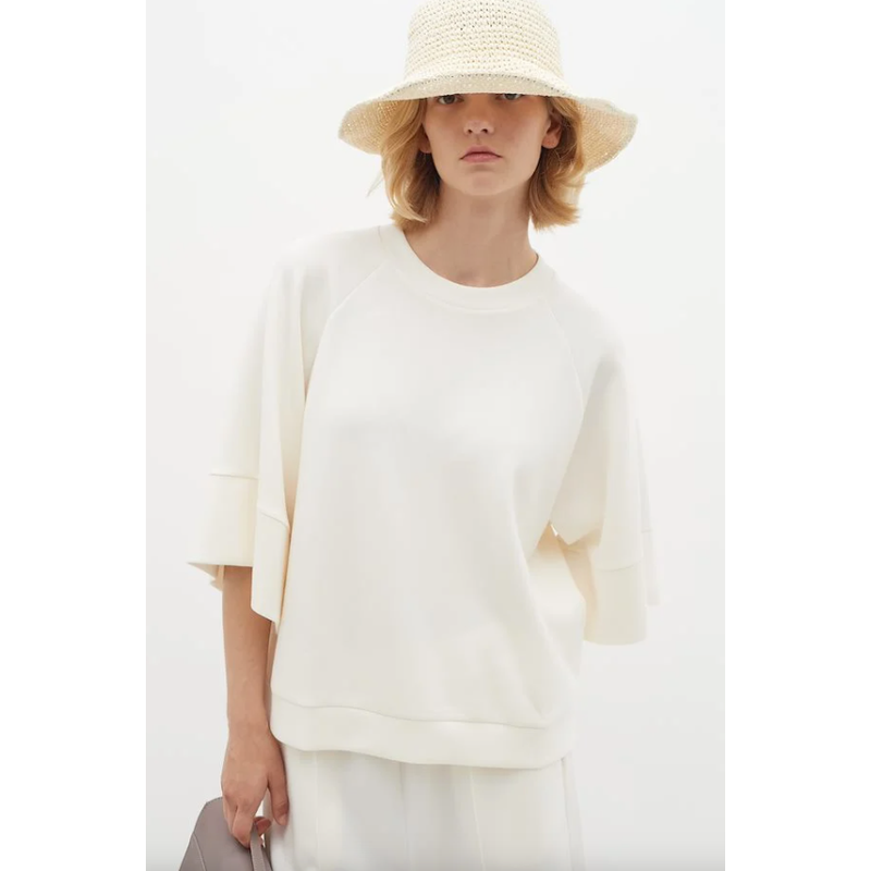 EsterIW Modal Soft T-Shirt Whisper White