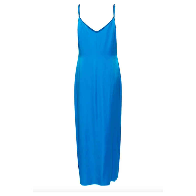 EstelleMW Strap Long Dress Blue