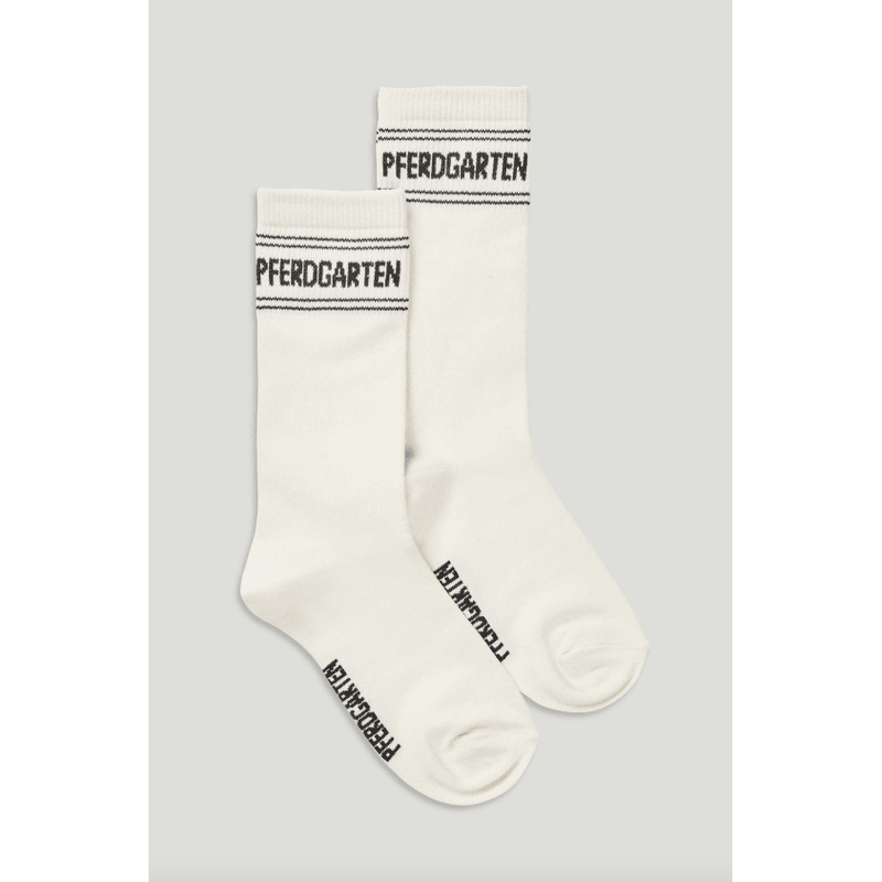 LING Baum Logo Socks Bright White - AgathaBoutiqueLtd