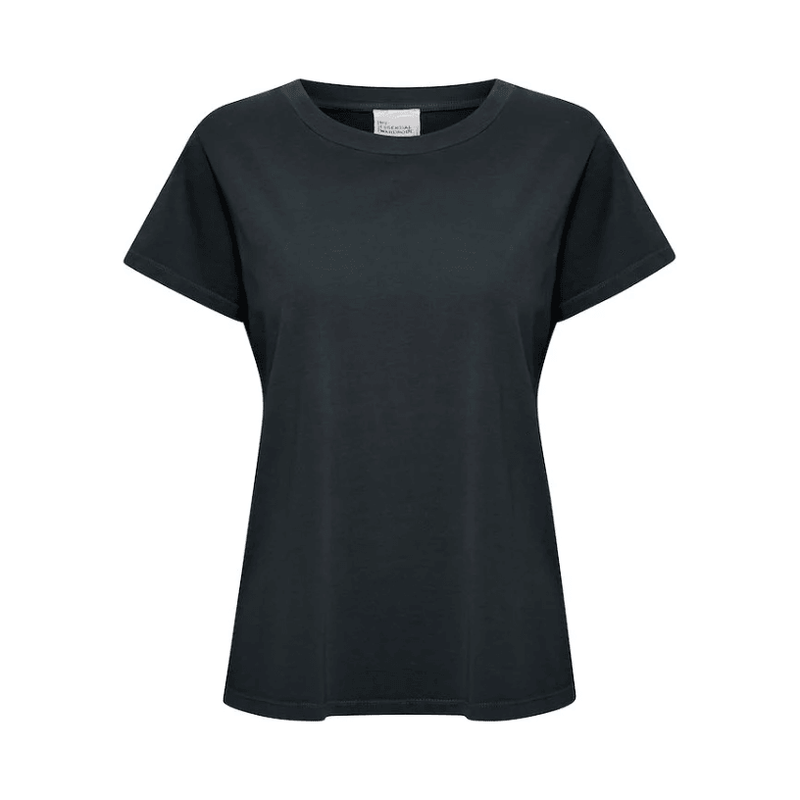 HanneMW Tee True Black - AgathaBoutiqueLtd