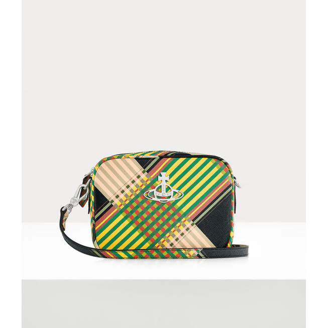 Anna Camera Bag Combat Tartan - AgathaBoutiqueLtd