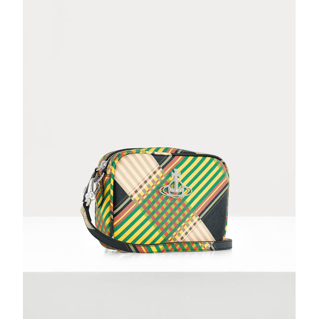 Anna Camera Bag Combat Tartan - AgathaBoutiqueLtd