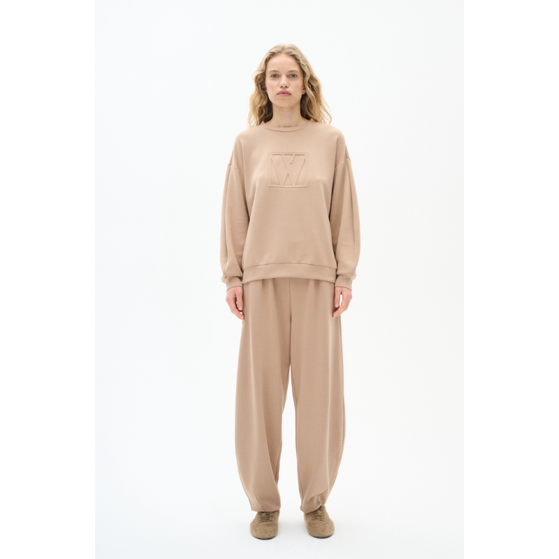 LaicentIW Vincent Monogramme Sweatshirt Tan