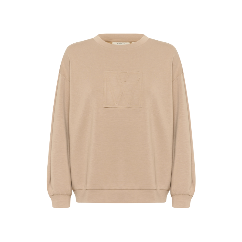 LaicentIW Vincent Monogramme Sweatshirt Tan