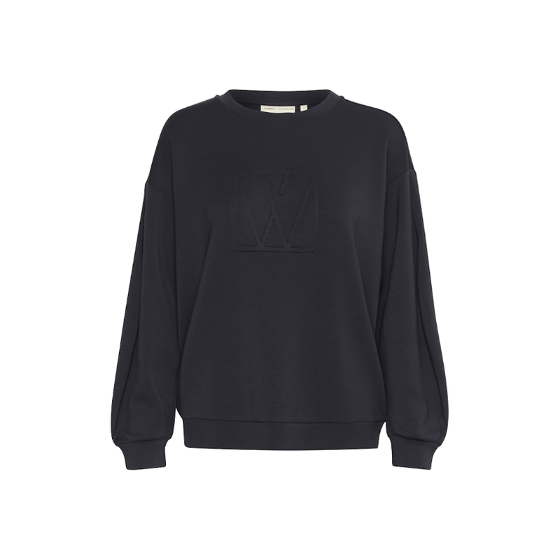 LaicentIW Vincent Monogramme Sweatshirt Marine Blue