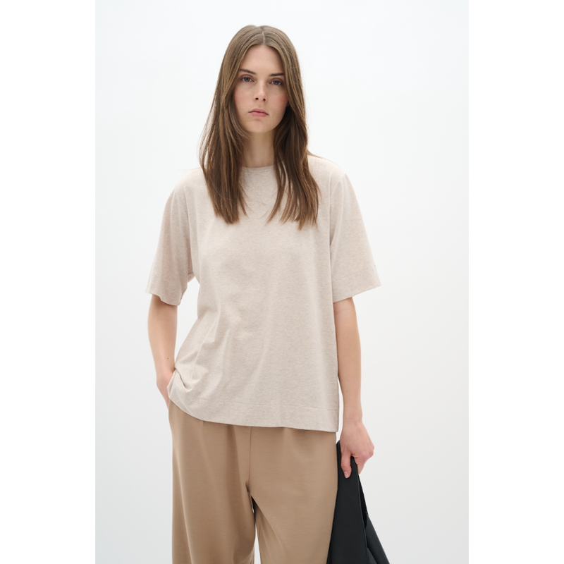 UtaIW Boxy Base Tee Melange Haze