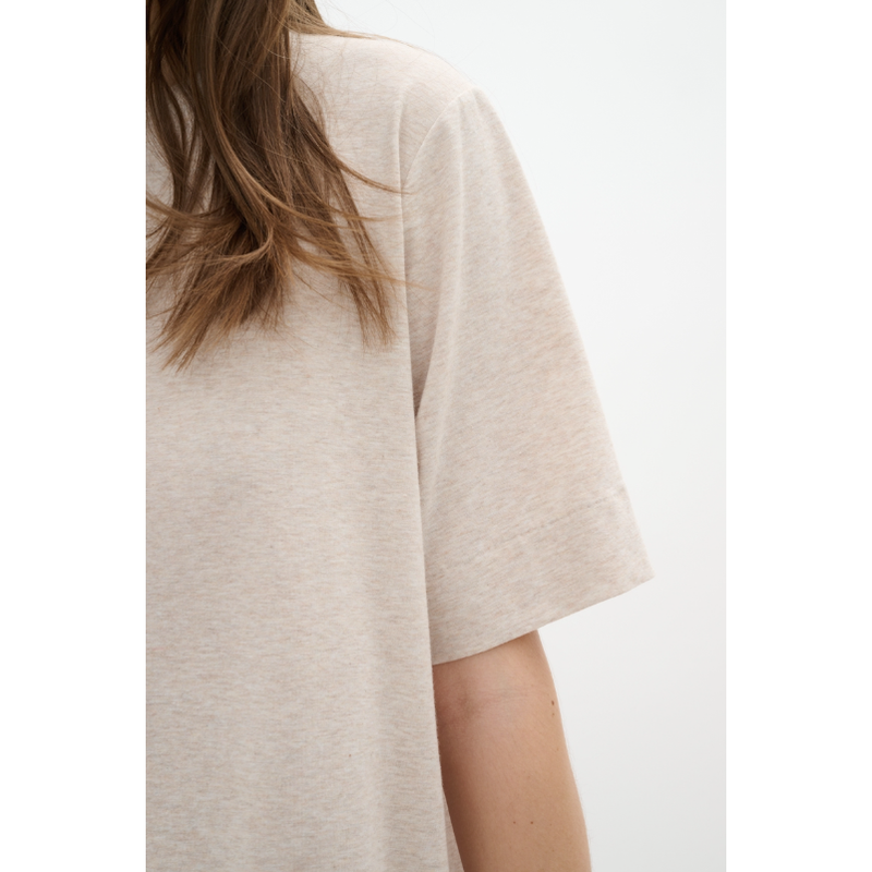 UtaIW Boxy Base Tee Melange Haze