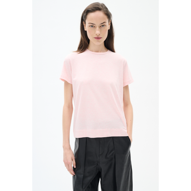 UtaIW Base Tee Melange Pale Pink