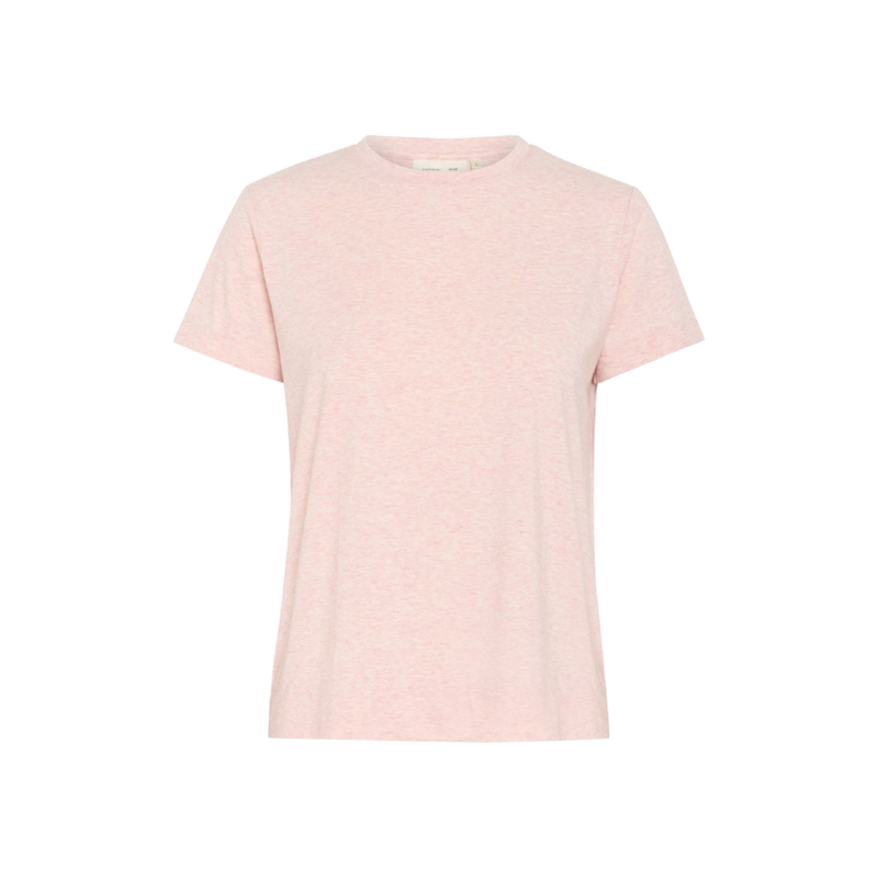 UtaIW Base Tee Melange Pale Pink