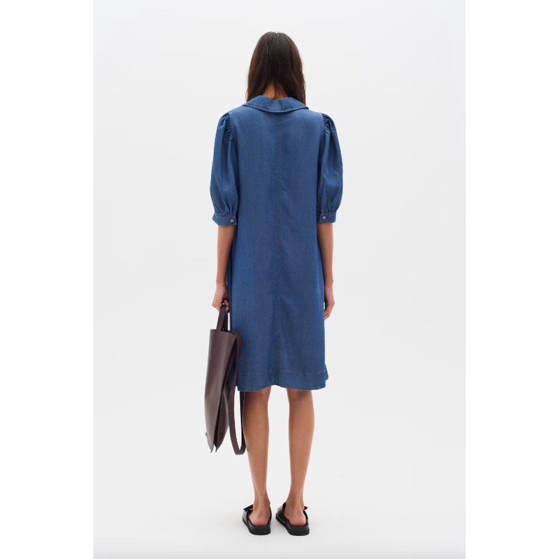 RachelIW Dress Medium Blue Wash Denim