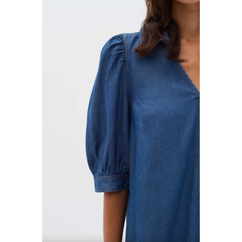 RachelIW Dress Medium Blue Wash Denim