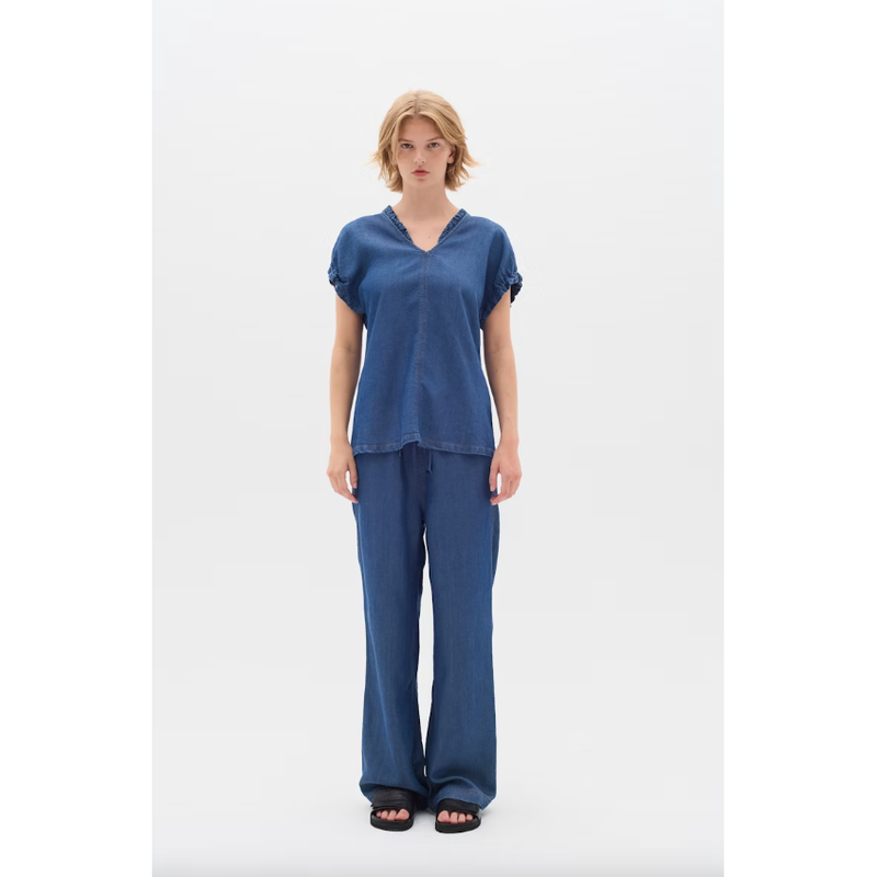 RachelIW Top Medium Blue Wash