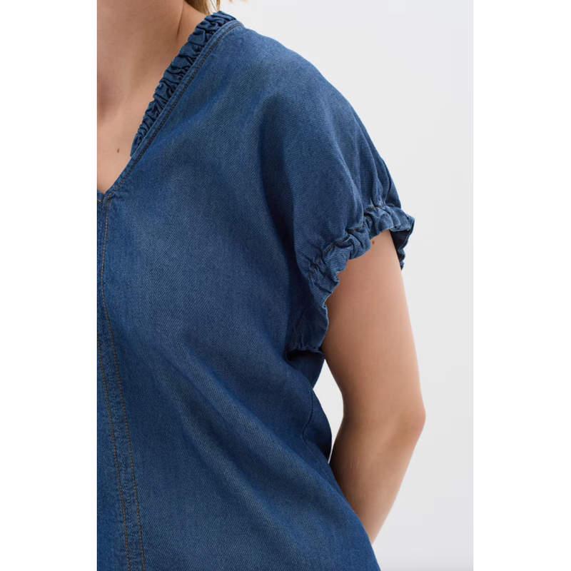 RachelIW Top Medium Blue Wash